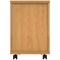 Astin 2 Drawer Mobile Pedestal, Beech