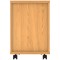 Astin 3 Drawer Mobile Pedestal, Beech