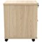 Astin 2 Drawer Mobile Pedestal, Oak