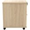Astin 2 Drawer Mobile Pedestal, Oak Astin 2 Drawer Mobile Pedestal, Oak