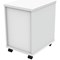 Astin 3 Drawer Mobile Pedestal, White Astin 3 Drawer Mobile Pedestal, White