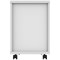 Astin 3 Drawer Mobile Pedestal, White Astin 3 Drawer Mobile Pedestal, White
