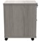 Astin 2 Drawer Mobile Pedestal, Grey Oak