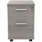 Astin 2 Drawer Mobile Pedestal, Grey Oak