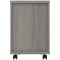 Astin 3 Drawer Mobile Pedestal, Grey Oak