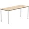 Astin Rectangular Table, 1600x600x730mm, Oak
