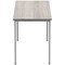 Astin Rectangular Table, 1600x600x730mm, Grey Oak