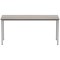 Astin Rectangular Table, 1600x600mm, Grey Oak