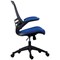 Jemini Marlos Mesh Back Chair with Folding Arms, Blue