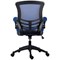 Jemini Marlos Mesh Back Chair with Folding Arms, Blue