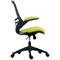 Jemini Marlos Mesh Back Chair with Folding Arms, Green