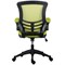 Jemini Marlos Mesh Back Chair with Folding Arms, Green