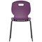 Titan Arc Four Leg Classroom Chair, Size 5, Grape