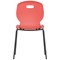 Titan Arc Four Leg Classroom Chair, Size 6, Coral