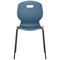 Titan Arc Four Leg Classroom Chair, Size 6, Steel Blue