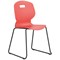 Titan Arc Skid Base Chair, Size 5, Coral