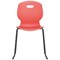 Titan Arc Skid Base Chair, Size 5, Coral
