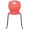 Titan Arc Skid Base Chair, Size 5, Coral