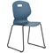 Titan Arc Skid Base Chair, Size 5, Steel Blue