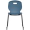 Titan Arc Skid Base Chair, Size 6, Steel Blue