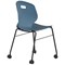 Titan Arc Mobile Four Leg Chair, Size 6, Steel Blue