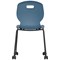 Titan Arc Mobile Four Leg Chair, Size 6, Steel Blue