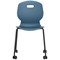 Titan Arc Mobile Four Leg Chair, Size 6, Steel Blue