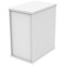 Polaris 3 Drawer Desk High Pedestal, 600mm Deep, White