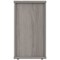 Polaris 3 Drawer Desk High Pedestal, 600mm Deep, Grey Oak