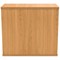 Polaris 3 Drawer Desk High Pedestal, 800mm Deep, Beech