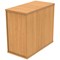 Polaris 3 Drawer Desk High Pedestal, 800mm Deep, Beech