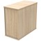 Polaris 3 Drawer Desk High Pedestal, 800mm Deep, Oak