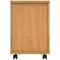 Polaris 2 Drawer Mobile Under Desk Pedestal, Beech