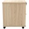 Polaris 2 Drawer Mobile Under Desk Pedestal, Oak