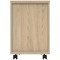 Polaris 3 Drawer Mobile Under Desk Pedestal, Oak Polaris 3 Drawer Mobile Under Desk Pedestal, Oak