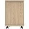 Polaris 3 Drawer Mobile Under Desk Pedestal, Oak