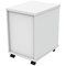 Polaris 2 Drawer Mobile Under Desk Pedestal, White