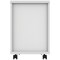 Polaris 3 Drawer Mobile Under Desk Pedestal, White