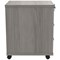 Polaris 3 Drawer Mobile Under Desk Pedestal, Grey Oak