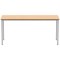 Polaris Rectangular Multipurpose Table, 1600x600mm, Beech