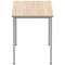 Polaris Rectangular Multipurpose Table, 1200x600mm, Oak