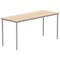 Polaris Rectangular Multipurpose Table, 1600x600mm, Oak