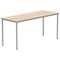 Polaris Rectangular Multipurpose Table, 1600x600x730mm, Oak
