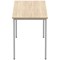 Polaris Rectangular Multipurpose Table, 1600x600mm, Oak