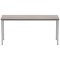 Polaris Rectangular Multipurpose Table, 1600x600mm, Grey Oak