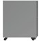 Polaris 3 Drawer Mobile Under Desk Steel Pedestal, Silver Polaris 3 Drawer Mobile Under Desk Steel Pedestal, Silver