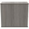 Polaris 3 Drawer Desk High Pedestal, 800mm Deep, Grey Oak