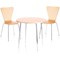 Jemini Picasso Wooden Chair, Beech/Chrome