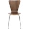 Jemini Picasso Wooden Chair, Walnut/Chrome Jemini Picasso Wooden Chair, Walnut/Chrome