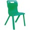 Titan One Piece Classroom Chair, 360x320x513mm, Green
